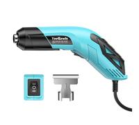 Yeegewin Mini Décapeur Thermique 350W, 2 Réglages de Température 290℃/480℃, Pistolet à Air Chaud avec Protection Contre la Surchauffe, Chauffe Rapide Pour le Thermo-rétractable et le Bricolage