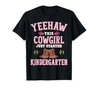 Yeehaw, Cette Cowgirl Vient de Commencer la Maternelle pour Retourner à l'école T-Shirt