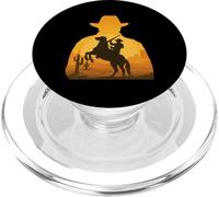 Yeehaw Chapeau de Cowboy Western Wild West Southern Country Rodéo PopSockets PopGrip pour MagSafe