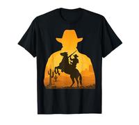 Yeehaw Chapeau de Cowboy Western Wild West Southern Country Rodéo T-Shirt