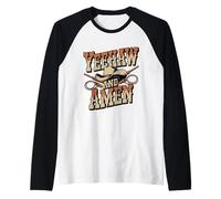 Yeehaw et Amen Country Cowboy Faith Western Christian Manche Raglan