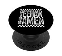 Yeehaw et Amen Religieux chrétiens du Sud PopSockets PopGrip Adhésif