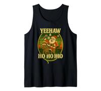 Yeehaw Ho Funny Christmas Cowboy Santa Wild West Xmas Débardeur