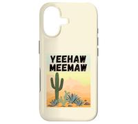 Yeehaw Meemaw Drôle, Mignon, Tendance, Campagne, désert, Cactus Coque pour iPhone 17