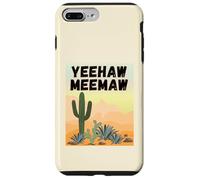 Yeehaw Meemaw Drôle, Mignon, Tendance, Campagne, désert, Cactus Coque pour iPhone 7 Plus/8 Plus