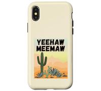 Yeehaw Meemaw Drôle, Mignon, Tendance, Campagne, désert, Cactus Coque pour iPhone X/XS
