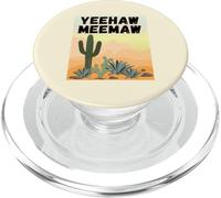 Yeehaw Meemaw Drôle, Mignon, Tendance, Campagne, désert, Cactus PopSockets PopGrip pour MagSafe