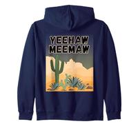 Yeehaw Meemaw Drôle, Mignon, Tendance, Campagne, désert, Cactus Sweat à Capuche