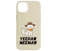 Yeehaw Meemaw Drôle, Tendance, Pays, Mignon, Chat, Chaton Coque pour iPhone 14 Plus