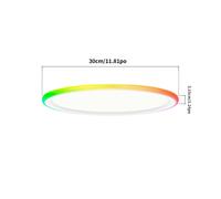 Yeelight Mars Plafonnier Intelligent C300, Éclairage CW + RGBIC, 16 Millions de Couleurs, Large Zone d’Éclairage - Modèle YLXDD-0266