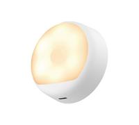 Yeelight Polaris Veilleuse avec Détecteur de Mouvement et Capteur de Lumière, 7m Portée, USB-C Rechargeable, 2700K Lumière Chaude, 180 Jours Autonomie, Fixation Magnétique et Adhésive