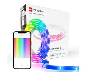 Yeelight smart LED strip 1S, 2 m bandeau lumineux, accessoires compatibles Alexa pour maison intelligente, RGB Razer Chroma LED, fonctionne avec Homekit