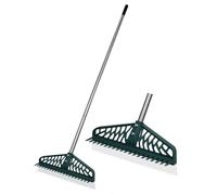 YEELOR - Râteau de gazon artificiel double face pour jardin, jardin, pelouse, pelouse, pelouse, tapis, poils d'animaux