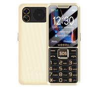 YEEMI K3 2G Feature Phone 2,4 pouces double veille 0,08MP 2500mAh Bluetooth FM SOS lampe de poche 3,5 mm or