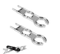 Yeenano Outils pour Connecteur de Panneau Solaire MC4,Clé Connecteur Solaire 2 Pièces,Connecteurs mc4 Clé en Métal pour Déconnexion Solide,Sertisseuse de Fil pour Câble et Connecteur Système PV