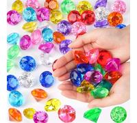 Yeenano Pierre Precieuse Enfant 40 Pièces Cristaux Enfant,Cristaux Et Pierres Précieuses,pour Décoratives Decoration Table Multicolores Ensemble De Cristaux Décoratifs pour Vase Decoratif De Mariage