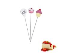 Yeenano Testeur de Gâteau,3 pièces Aiguilles de Test de Gâteau Acier Inoxydable Tige Réutilisables Agitateur Tige Bâton Testeur de Pain brochettes à Pain pour Outils de Boulangerie de Cuisine