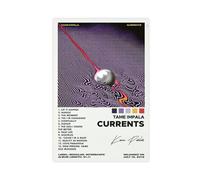 Yeepi Tame Impala Poster sur toile pour couverture d'album Currents - Décoration murale pour salon, chambre à coucher - Style sans cadre - 30 x 45 cm