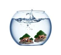 yeeplant Abri artisanal décoratif en pierre artificielle réaliste pour aquarium, grotte de poissons, grotte en résine, petit et grand paysage