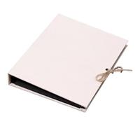 yeeplant Album photo en lin rechargeable, 21,1 x 26,4 cm, avec corde de chanvre rustique et couverture en tissu beige, 30 pages noires, livre de souvenirs à feuilles mobiles pour anniversaire