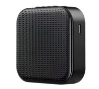 yeeplant Amplificateur de voix compact pour enseignants, mini mégaphone avec casque filaire, sans fil 5.0, USB, carte TF, batterie 1200 mAh