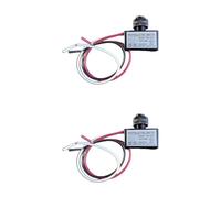 yeeplant Capteur de lumière extérieur Nk-101A, 2 interrupteurs crépusculaire à cellule photoélectrique 120 Vac, éclairage public marche/arrêt automatique, certifié UL, 5 A 600 W, 4 A 480 Va