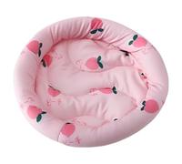 yeeplant Erfrischendes Hamsternest aus atmungsaktivem Ice-Silk-Gewebe, Rosa Kirschmuster-Haustierbett für heißes Wetter, weiche Matte für Chinchilla, Igel, Kaninchen zum Schlafen und Ausruhen