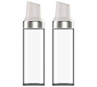 yeeplant Lot de 2 bouteilles de sirop d'érable avec couvercle à rabat automatique, 500 ml, récipient en verre pour huile d'olive pour la cuisine, pot anti-fuite pour miel et vinaigre