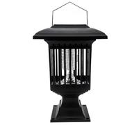 yeeplant Lot de 2 tue-insectes solaires avec panneau solaire en silicone monocristallin, plastique noir et maille métallique pour une utilisation en extérieur