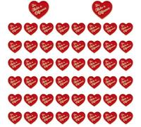 yeeplant Lot de 50 broches inspirantes en forme de cœur en métal pour cadeaux, vous faites une différence pour homme et femme