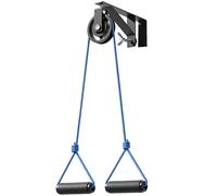 yeeplant Poulie d'épaule au-dessus de la porte pour thérapie physique, système de cadre en métal pour la rééducation des épaules, poignée confortable, longue corde pour augmenter la mobilité et