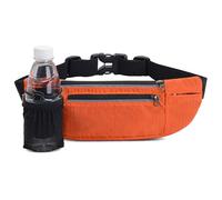 yeeplant Sangle réglable et rembourrage respirant, sac banane multifonction pour bouteille d'eau, sac banane pour la course à pied, sac banane de sport avec porte-bouteille d'eau
