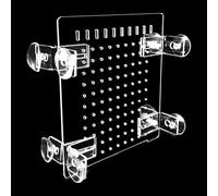 yeeplant Séparateur d'aquarium, 25 x 30 cm, séparateur transparent Pmma avec ventouse fixe, panneau d'isolation d'aquarium facile à installer
