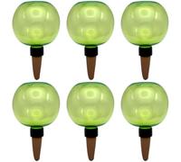 yeeplant Set mit 6 selbstbewässernden Globen 17 oz, 6,7 x 3,9 in, mit Terrakotta-Spießen, Pflanzenbewässerer für den Innenbereich, für Reisen, großvolumige Bewässerung für sukzessive Versorgung
