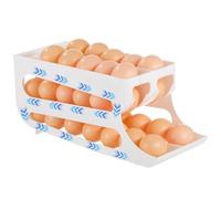 yeeplant Support à œufs roulant, capacité de stockage de réfrigérateur de 60 degrés, distributeur automatique