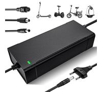 Yeerain Chargeur Trotinette Electrique, 42V 2A Chargeur Hoverboard 36V Trottinette Batterie avec 4 Connecteurs pour Hoverboard, Scooter Électrique, Planche à Dérive, pour X-iaomi, S-egway, N-inebot