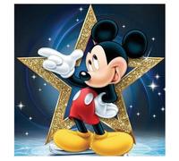 YEESAM ART Peinture de Diamant 5D, Mickey Souris Disney DIY Diamant Painting Diamond Painting Complet Broderie par Numéros