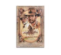 YEESUXII Poster du film Indiana Jones et la dernière croisade sur toile pour salon, chambre à coucher, décoration murale moderne, cadeau 40 x 60 cm, style sans cadre