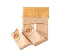 Yeeteepot Collants Hiver pour Filles Chaud Leggings Enfant Doublure Épais Pantalon Thermiques Opaques Bas Performance Danse Collant B-Marron Ajouter du Velours, S