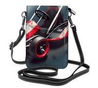 yefan Mini Kart Sac à bandoulière pour femme, portefeuille zippé pour téléphone et sac à main, bandoulière réglable.