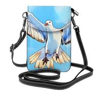yefan Seagulls In Flight Sac à bandoulière pour femme, portefeuille pour téléphone à fermeture éclair, sac à main à bandoulière, bandoulière réglable.