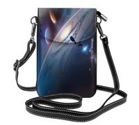 yefan Un univers fascinant pour femme, sac à bandoulière, portefeuille zippé pour téléphone et sac à main, bandoulière réglable.