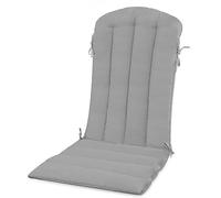 YEFU Adirondack Chair Cushion, Rocking Chair Cushions with Straps, Folding Patio Chair Pad for Indoor and Outdoor, 19.7x18.9x1.5 inch, Gray