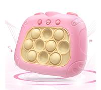 Yefun Quick Push Bubbles Jouet Popite pour Enfant, Push and Pop Bubble it Électronique, Portable Sensory Fidget Toy, Jouet Anti-Stress Cadeau pour Enfants et Adolescents Ecole, Trajet Voiture(Rose)