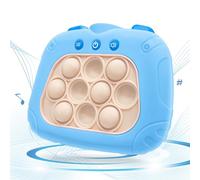 Yefun Quick Push Bubbles Jouet Popite pour Enfant, Push and Pop Bubble it Électronique, Portable Sensory Fidget Toy, Jouet Anti-Stress Cadeau pour Enfants et Adolescents Ecole, Trajet Voiture(Bleu)