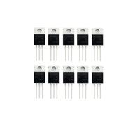 YEGAFE Lot de 10 transistors de puissance IRL540N TO-220 MOSFET N-Channel 100 V 33 A 130 W IRL540NPBF