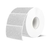 YEGAWEN Lot de 300 étiquettes thermiques directes holographiques pour code-barres, étiquettes thermiques autocollantes pour adresse d'expédition - 5,7 x 3,2 cm, argent brillant holographique