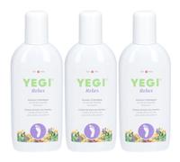 YEGI Relax Crème de bain aux herbes Liquide 3x200 ml