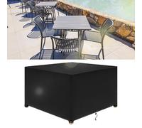 YEGRFJIS Housse de Meubles Jardin Imperméable 420D Oxford, Bâche Protection Salon Extérieur Anti-UV, Couverture Table et Canapé 270x175x75cm/LxWxH avec Boucles