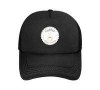 YEGTQAON Vintage et Classique Café Avoir Une Bonne Journée Casquettes De Baseball en Maille Snapback Mode Chapeaux De Baseball Respirant Casual Casquette Extérieur Unisexe Durable et Confortable